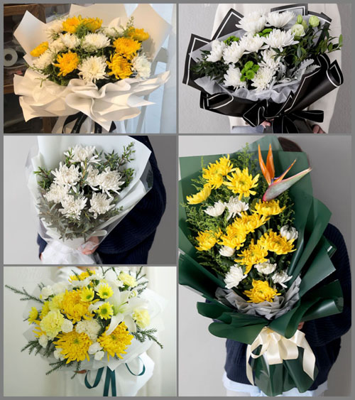 广东江门市新会区罗坑镇芦冲村白事花束代送
